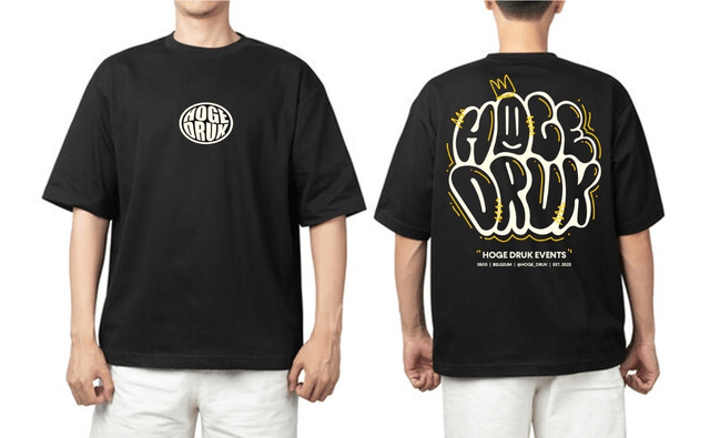 Hoge Druk T-Shirt Summer 2025 - Black